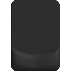 Ergonomic Mouse Pad with Wrist Rest Support, Mousepad with Comfortable Gel Wrist and Non-Slip PU Base for Pain Relief, Computer, Laptop, Office, Home (Black)