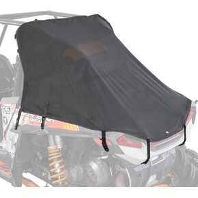 KEMIMOTO UTV Rear Cover Cargo Bed Cover, Compatible with 14-23 RZR XP 1000 / Polaris RZR XP 4 1000 RZR XP 1000 Accessories Soft Bed Cover Waterproof Canvas Storage Cover Cargo Cover