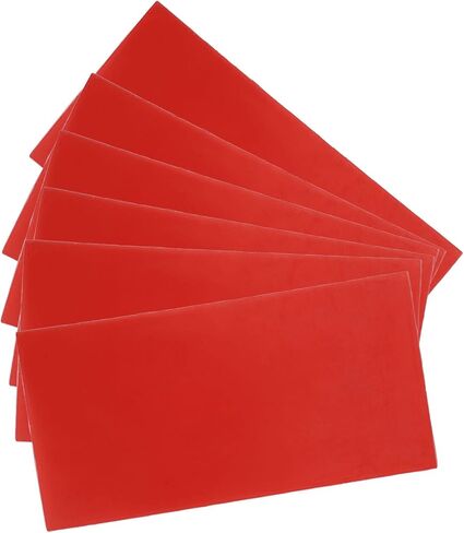 شمع الأسنان، 18 قطعة من ألواح شمع قاعدة الأسنان، أحمر للعناية بالفم وتقويم الأسنان، أداة شمع صب ورقة شمع شمع طبيب الأسنان لمختبر الأسنان الصيفي، صب الفم 1.3 مم in Kuwait