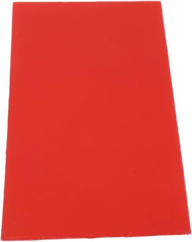 شمع الأسنان، 18 قطعة من ألواح شمع قاعدة الأسنان، أحمر للعناية بالفم وتقويم الأسنان، أداة شمع صب ورقة شمع شمع طبيب الأسنان لمختبر الأسنان الصيفي، صب الفم 1.3 مم in Kuwait