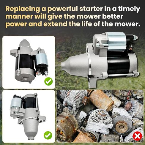 مشغل كهربائي جديد 845761 متوافق مع محركات Briggs & Stratton المبردة بالهواء Vanguard V-Twin، 32HP 2007-2009، رقم القطعة # 845761,843933,84006533 in Kuwait