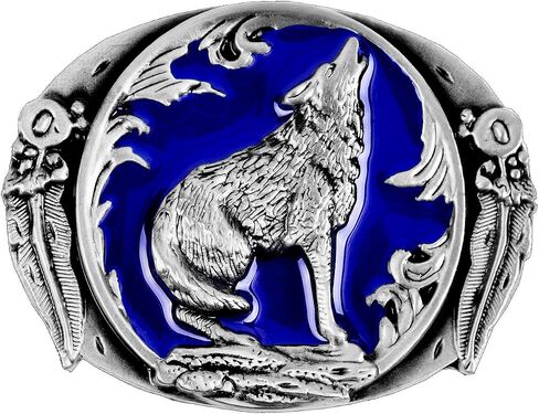 Moranse The Wolf howl design Cowboy Belt buckle in Saudi Arabia