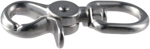 2 Pack 2.56'' Trigger Snap Hooks, Marine Grade 316 Stainless Steel Trigger Snaps 360 Degree Swivel Spring Buckle Metal Swivel Clips Heavy in Kuwait