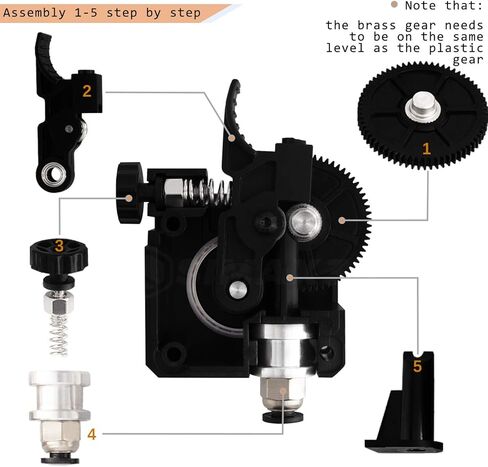 [2pcs of Pack] Upgrading Titan Extruder Parts Compatible with CR10, Ender 3 Series DIY 3D Printer Compatible with E3D V6 Hotend J-Head Bowden Mounting Bracket 1.75mm PLA Filament in Saudi Arabia