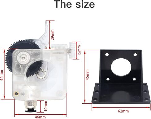 [2pcs of Pack] Upgrading Titan Extruder Parts Compatible with CR10, Ender 3 Series DIY 3D Printer Compatible with E3D V6 Hotend J-Head Bowden Mounting Bracket 1.75mm PLA Filament in Saudi Arabia