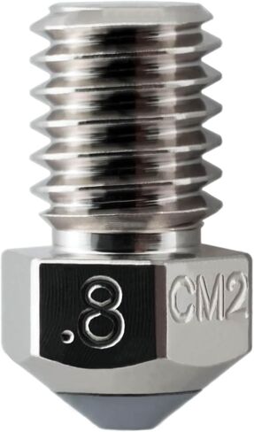 فوهة Micro Swiss CM2 RepRap V5-V6 1.75 لـ Prusa i3 MK2 / MK2S / MK3 / Mini - قلب نحاسي - طرف فولاذي مقوى M2 - أداء حراري فائق - مقاومة استثنائية للتآكل (.4 مم) in Kuwait