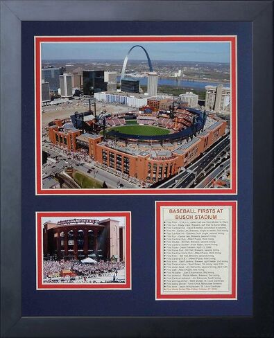 Legends Never Die Busch Stadium New Framed Photo Collage, 11x14-Inch in Saudi Arabia