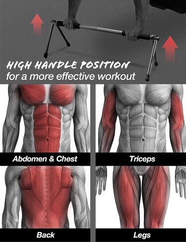 Folding Push Up Bar | Portable Outdoor Bar & Home Workout Equipment | Duralumin Metal Dip Bar & Pushup Handles | Dip Bars for Strength Training | Lightweight Metal Bar in Saudi Arabia