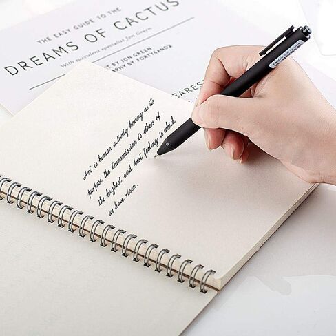 czxwyst Soft Touch Retractable Gel Ink Pens 0.5mm Fine Point (Macarons Colors 5-Pack Black Ink) in Saudi Arabia