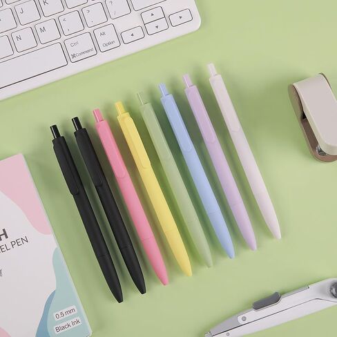 SKYDUE Gel Pens, Black Ink 0.5mm Fine Point Smooth Writing Pens for Journaling Note Taking, Small Gifts for Women Office Desk Accessories in Saudi Arabia
