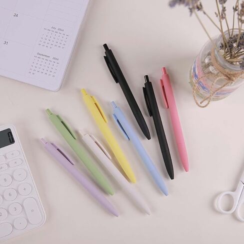 SKYDUE Gel Pens, Black Ink 0.5mm Fine Point Smooth Writing Pens for Journaling Note Taking, Small Gifts for Women Office Desk Accessories in Saudi Arabia