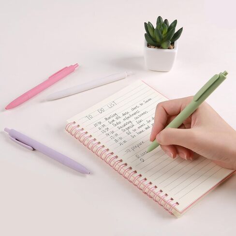 SKYDUE Gel Pens, Black Ink 0.5mm Fine Point Smooth Writing Pens for Journaling Note Taking, Small Gifts for Women Office Desk Accessories in Saudi Arabia