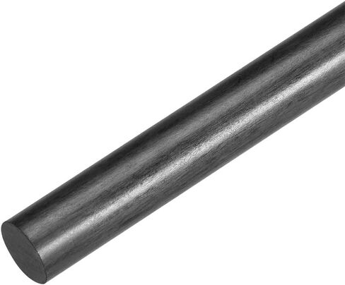 uxcell Carbon Fiber Round Rods for RC Airplane DIY Projects 9.5mm Matte Pole 200mm 7.8 Inch in Saudi Arabia