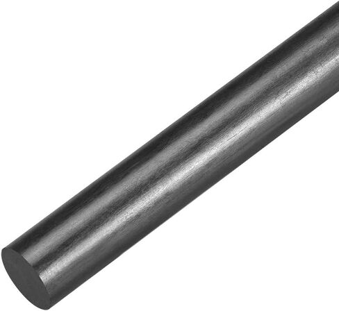 uxcell Carbon Fiber Round Rods for RC Airplane DIY Projects 9.5mm Matte Pole 200mm 7.8 Inch in Saudi Arabia