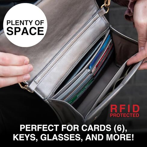 محفظة الهاتف الخليوي كليو RFID (أسود) in Kuwait