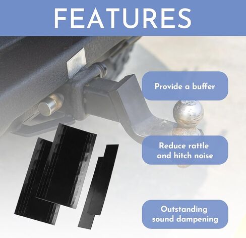 Hitch Rattle Silencer for 2" Hitches, Trailer Hitch Anti-Rattle Hitch Silencer, Hitch Stabilizer Device Eliminates Hitch Rattle and Whine Receiver Silencer in Saudi Arabia