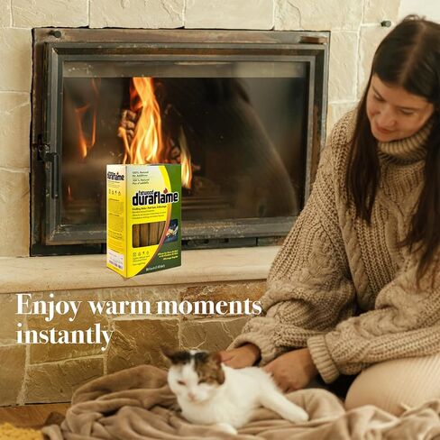 أعواد إطلاق النار من فاتوود، حطب للاستخدام الداخلي والخارجي - 2 رطل. جذوع الحريق، وخشب الشواء، والمدفأة، وحفرة النار، ونيران المخيمات - مع حزمة واحدة إضافية لتغيير لون النار in Kuwait