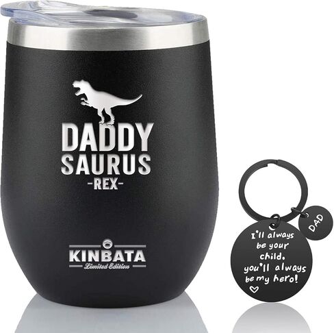 هدايا عيد الأب للأب من هدايا عيد ميلاد الابنة للأب، هدايا للأب من الزوجة، هدايا سلسلة المفاتيح للرجال من الابن، هدايا للأب الذي لا يريد شيئًا، أفضل الهدايا لكأس النبيذ 12oz الأب in Kuwait