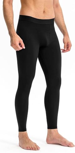 Men's Compression Pants Cool Dry Athletic Workout Leggings Sports Running Active Tights Base Layer in Saudi Arabia