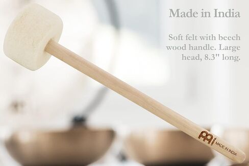 Singing Bowl Mallet, Felt Head — MADE IN INDIA — for Meditation, Sound Healing Therapy and Yoga, 2-YEAR WARRANTY in Saudi Arabia