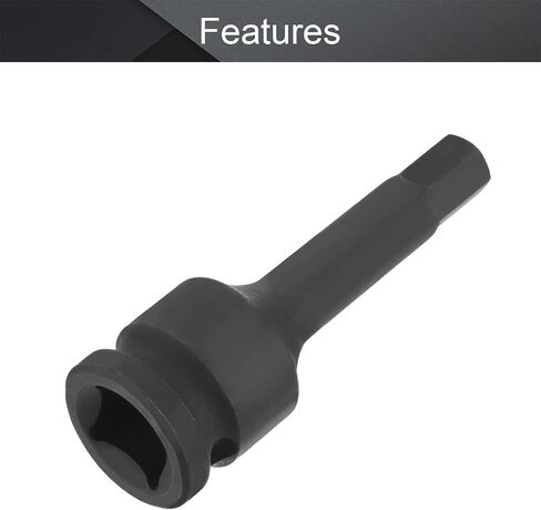 Utoolmart Hex Impact Bit Socket, 1/2-Inch Drive Allen Bit Socket, 22mm Hex Impact Socket, Cr-Mo Steel, Master Impact Hex Driver, 1pcs in Saudi Arabia
