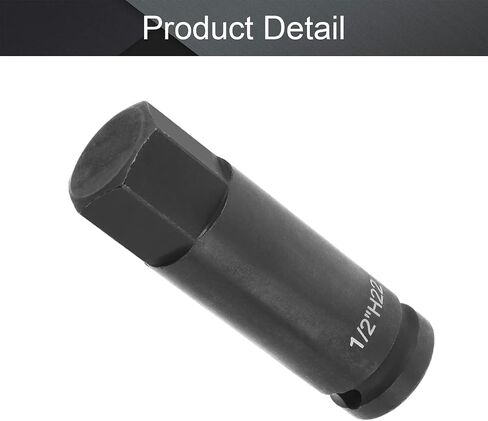 Utoolmart Hex Impact Bit Socket, 1/2-Inch Drive Allen Bit Socket, 22mm Hex Impact Socket, Cr-Mo Steel, Master Impact Hex Driver, 1pcs in Saudi Arabia