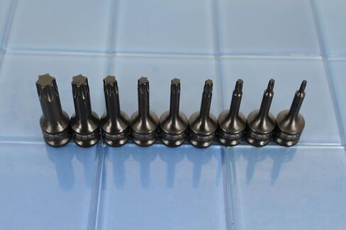 TEMO T50 3 Inch Long Torx Star 6 Point Black Impact Bit Socket Auto Repair Tool 1/2 Inch Square Drive in Kuwait