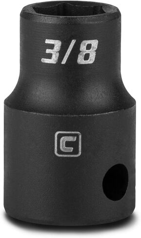 Capri Tools 7/16-Inch Shallow Impact Socket, 3/8-Inch Drive, 6-Point, SAE in Kuwait