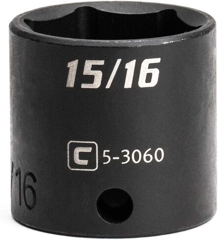 Capri Tools 7/16-Inch Shallow Impact Socket, 3/8-Inch Drive, 6-Point, SAE in Kuwait