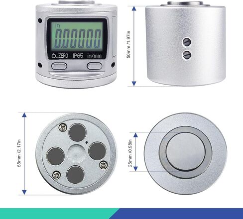 RATTMMOTOR جهاز ضبط الارتفاع الرقمي مسبقًا، IP65 رقمي CNC مغناطيسي Z-Axis صفر أداة ضبط شاشة LCD التصنيع باستخدام الحاسب الآلي Z محور الإعداد المسبق أداة تحديد موضع الجهاز لآلة طحن مخرطة CNC in Saudi Arabia