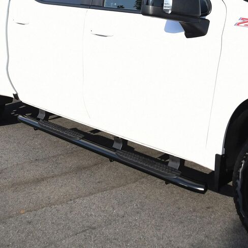 Westin 21-24135 Pro Traxx 4 Oval Nerf Step Bars fits 2019-2023 Silverado Sierra 1500 Crew Cab 2020-2023 Silverado Sierra 2500 3500 Crew Cab Black 1 Pair in Saudi Arabia