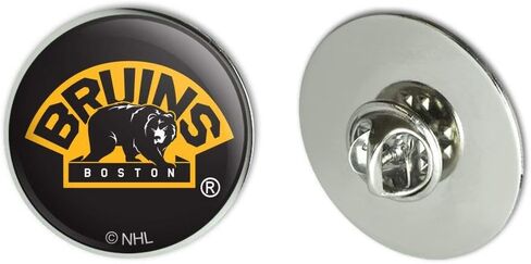 NHL Boston Bruins Logo Metal 1.1" Tie Tack Hat Lapel Pin Pinback in Saudi Arabia