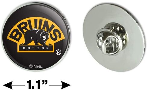 NHL Boston Bruins Logo Metal 1.1" Tie Tack Hat Lapel Pin Pinback in Saudi Arabia