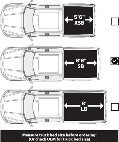 لير روليتوب | يناسب 2004-2014 Ford F150 بطول سرير 6'6 بوصة | غطاء تونيو لسرير الشاحنة قابل للطي | 4R285 | منخفض المستوى، قوي، سهل التركيب لمدة 15 دقيقة (أسود) in Kuwait