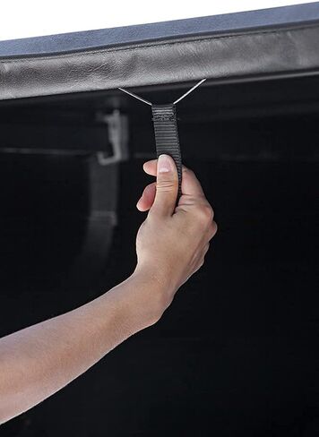 لير روليتوب | يناسب 2004-2014 Ford F150 بطول سرير 6'6 بوصة | غطاء تونيو لسرير الشاحنة قابل للطي | 4R285 | منخفض المستوى، قوي، سهل التركيب لمدة 15 دقيقة (أسود) in Kuwait