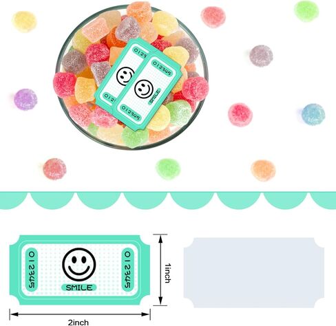 Raffle Tickets Single Roll, Smile Tickets Roll Ticket for Events, Entry, Class Reward, Fundraiser & Prizes Roll of 1000 Tickets Single Blue in Saudi Arabia