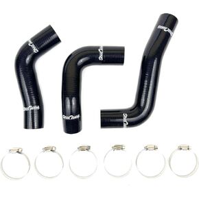 Silicone Radiator hose kit 3 pcs for Mazda Miata MX5 1.8L 1994-97, black in Saudi Arabia