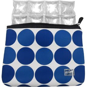 Neoprene Insulated Pouch and Ice Mat for Insulin, Medicine and Lipstick - TSA Compliant (Pink Dot) by Icy Cools in Saudi Arabia