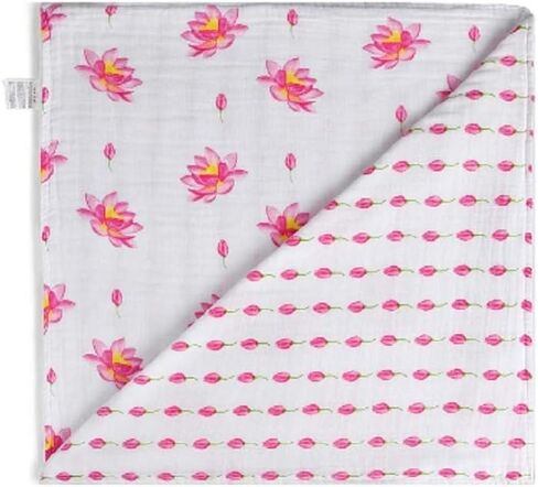 Malabar Baby Organic Cotton Muslin Snug Blanket, Oversized 47 x 47 inches Baby Toddler Premium 4 Layer Muslin Everything Blanket Swaddle, Sardinian Summer in Saudi Arabia