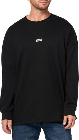 HUGO Men's Back Printed Logo Long Sleeve Shirt in Saudi Arabia
