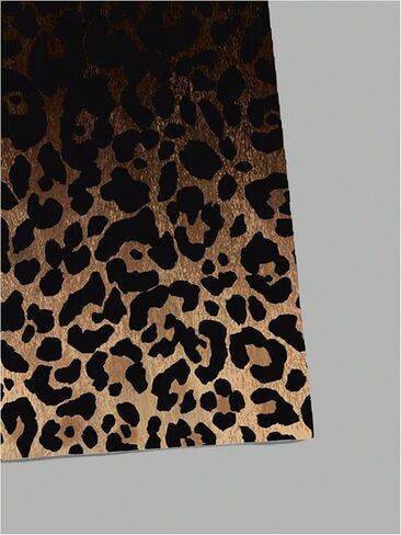 Men's Leopard Ombre Summer Tops Crew Neck Short Sleeve Graphic Tees Vintage T Shirt Trendy in Saudi Arabia