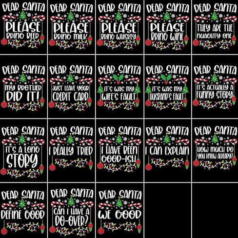 Dear Santa Group Shirts, Xmas Quotes T-Shirts, Christmas Matching Family Tees, Just Leave Your Credit Card Tee, Define Good in Saudi Arabia