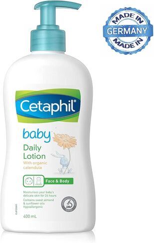 غسول يومي من سيتافيل بيبي مع الآذريون العضوي وفيتامين هـ وزيوت اللوز الحلو وعباد الشمس، 13.5 أونصة سائلة. أوز in Kuwait