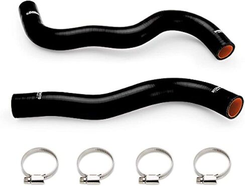 Mishimoto MMHOSE-CIV-16BK Silicone Radiator Hose Kit Fits Honda Civic 1.5T 2016-2018 Black in Saudi Arabia