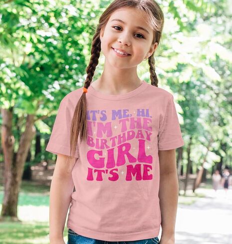 Olive Loves Apple It's Me, Hi It's My Birthday It's Me Girly Fun Birthday Shirt in Saudi Arabia
