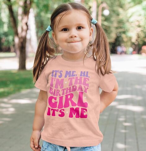 Olive Loves Apple It's Me, Hi It's My Birthday It's Me Girly Fun Birthday Shirt in Saudi Arabia