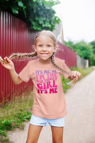 Olive Loves Apple It's Me, Hi It's My Birthday It's Me Girly Fun Birthday Shirt in Saudi Arabia