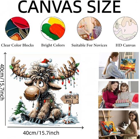 GXGLLPZBY Paint by Number Canvas Kit for Adults- DIY Flying Seagulls Beginner Easy Paint by Number Kits, Ocean Oil Paint by Color Acrylic Painting Home Wall Decor 15.8X19.8inch in Kuwait