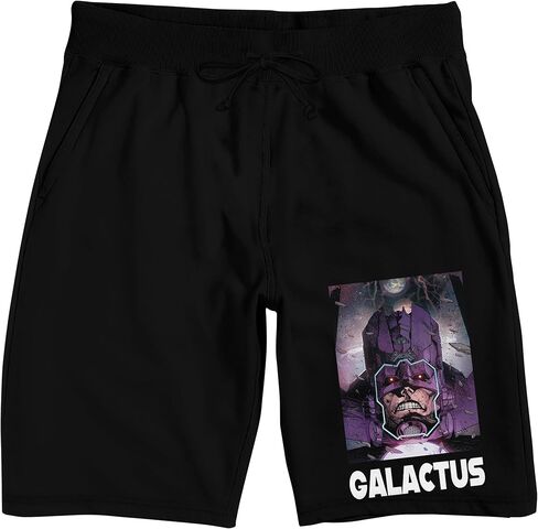 Marvel Universe Publishing Art Archive Galactus on Black Adult Lounge Short in Kuwait