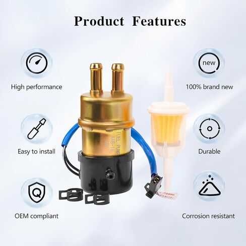 Road Passion 49040-1055 12v Electric Fuel Pump for Suzuki Intruder 700/1400/ Boulevard S50 Cavalcade 1400 GSX1100G Marauder 800 RF600R RF900R V star 650 XVS650 XV1000 XVS1100 Virago XV535 1000 in Saudi Arabia